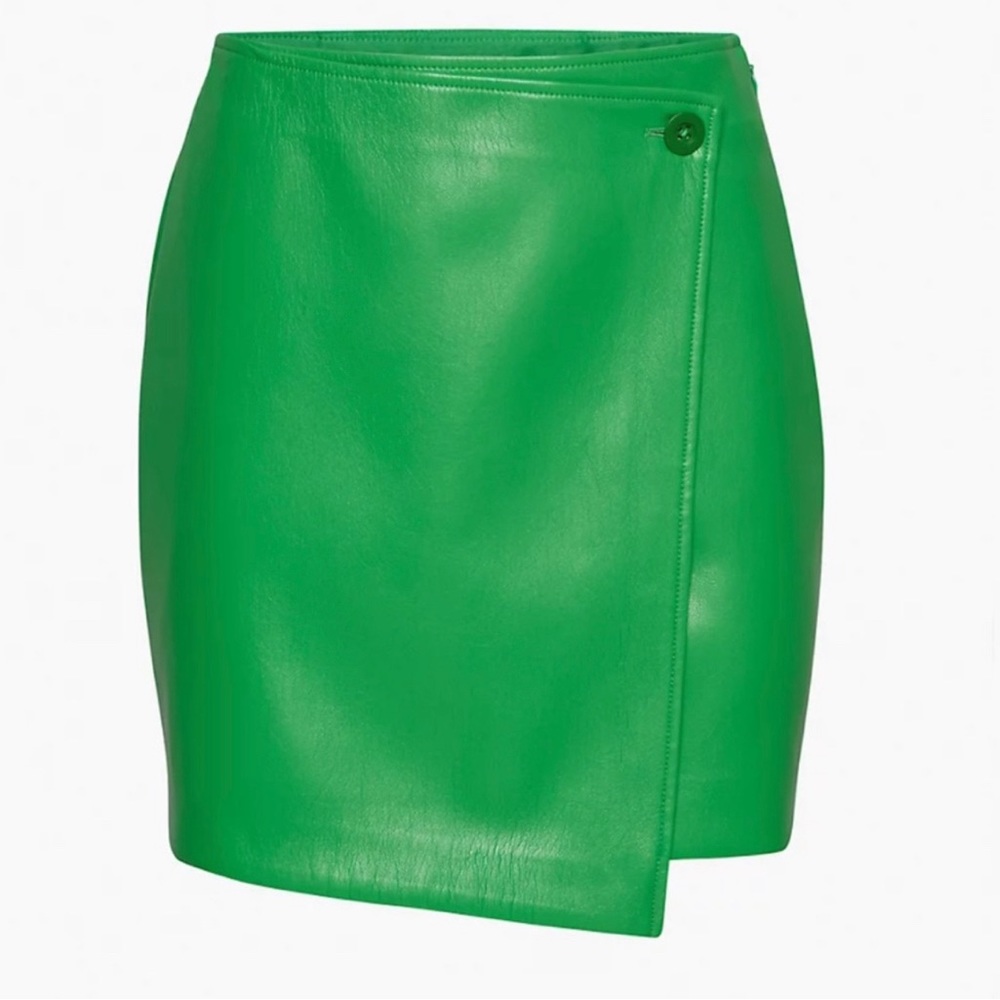 Aritzia Babaton Green Vicinity Skirt